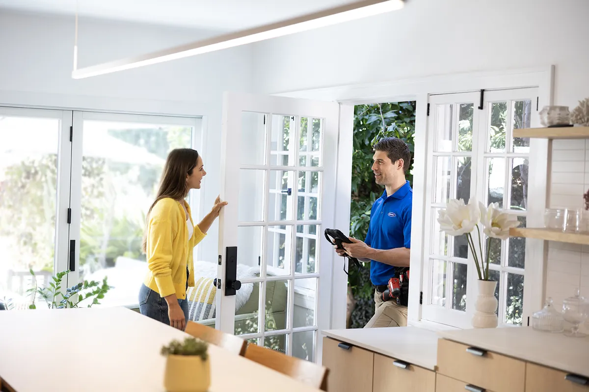 Heat pump HVAC installation at a Leander, Texas home